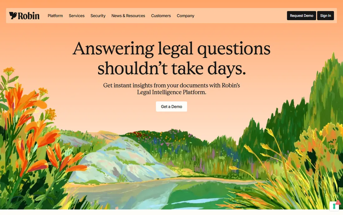 Robin AI homepage