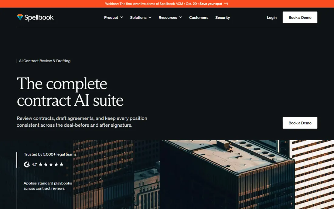 Spellbook homepage
