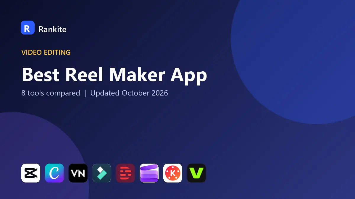 Best Reel Maker App in 2026: 8 Tools Compared