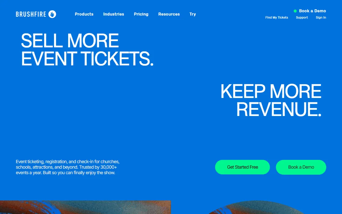 Brushfire homepage
