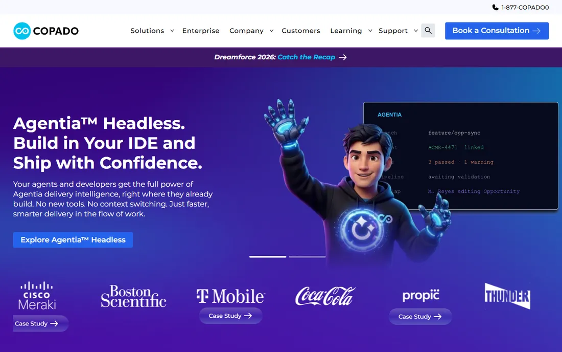 Copado homepage