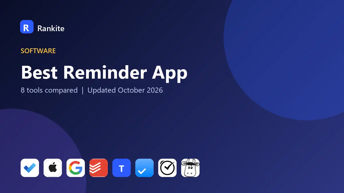 Best Reminder App in 2026: 8 Apps Compared