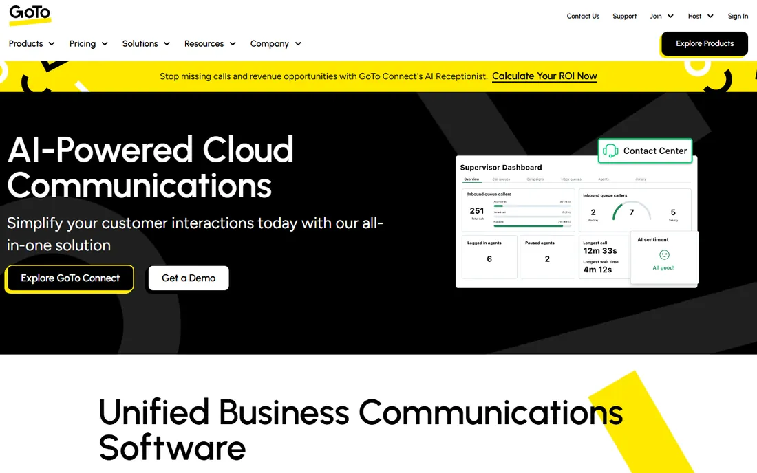 GoTo Resolve homepage