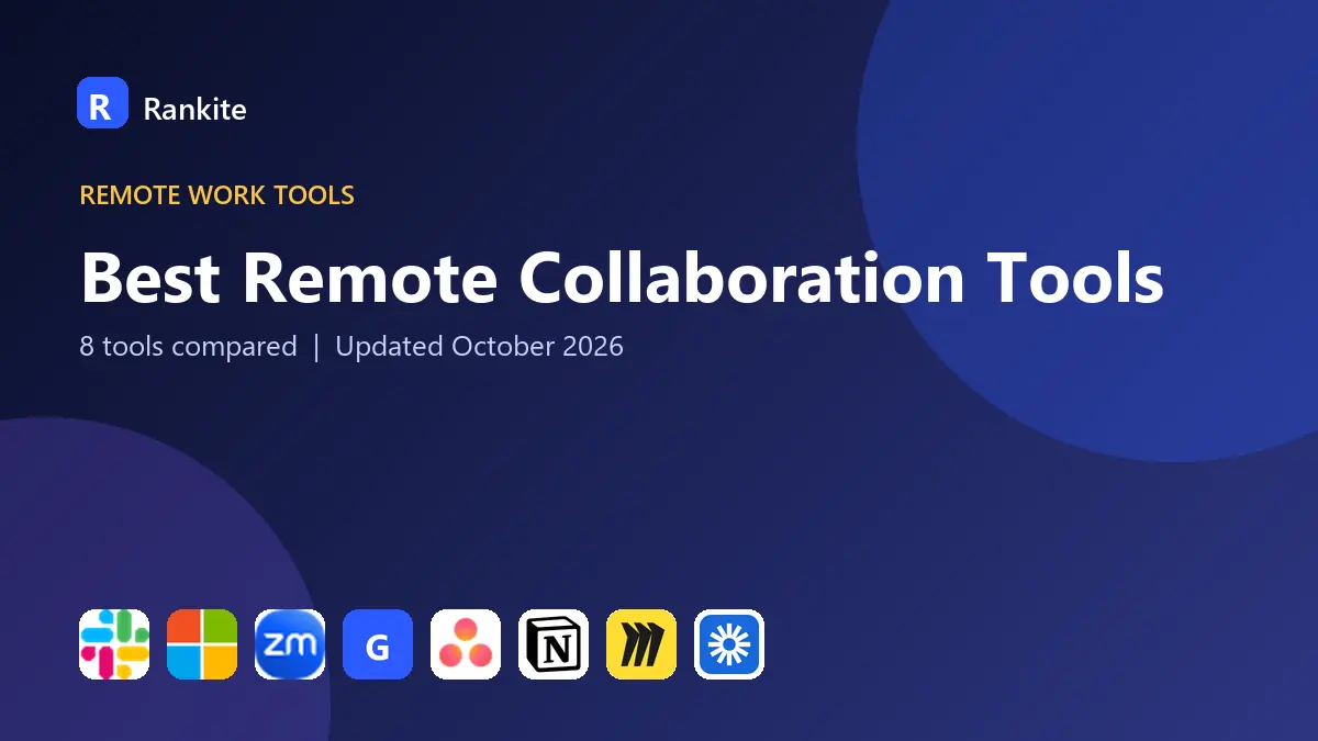 Best Remote Collaboration Tools in 2026: 8 Tools Compared