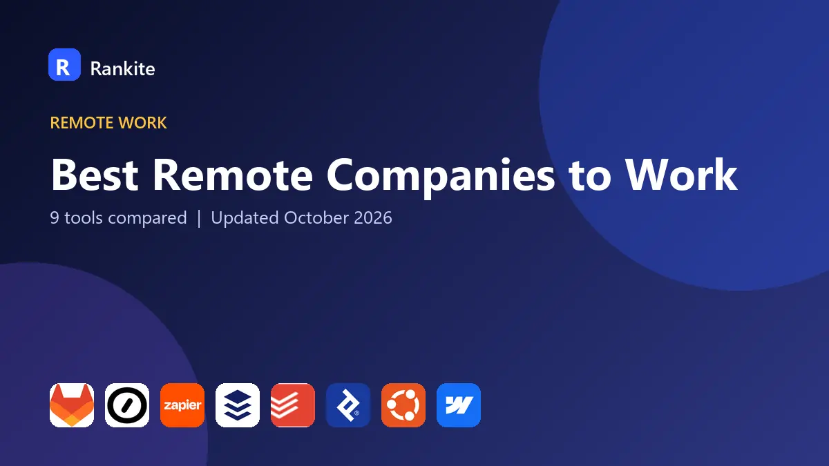 Best Remote Companies to Work in 2026: 9 Companies Compared