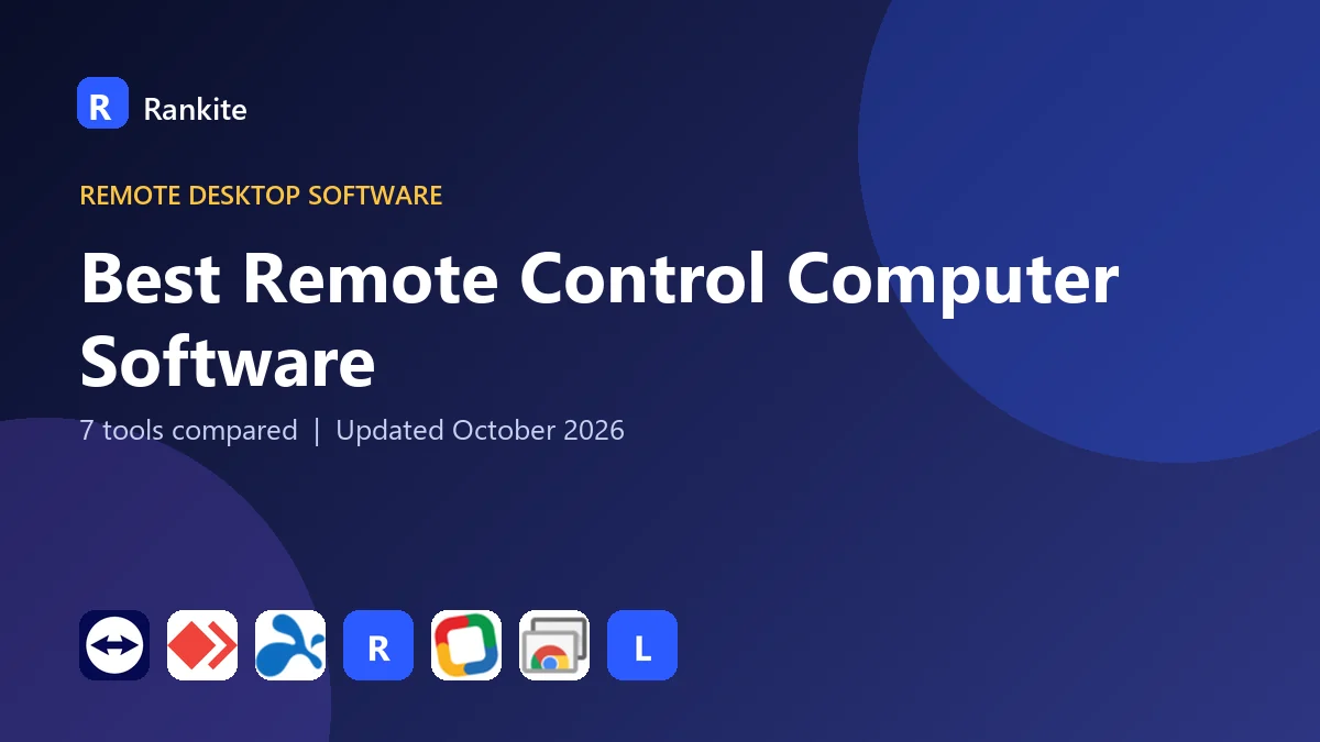 Best Remote Control Computer Software: 7 Tools Compared