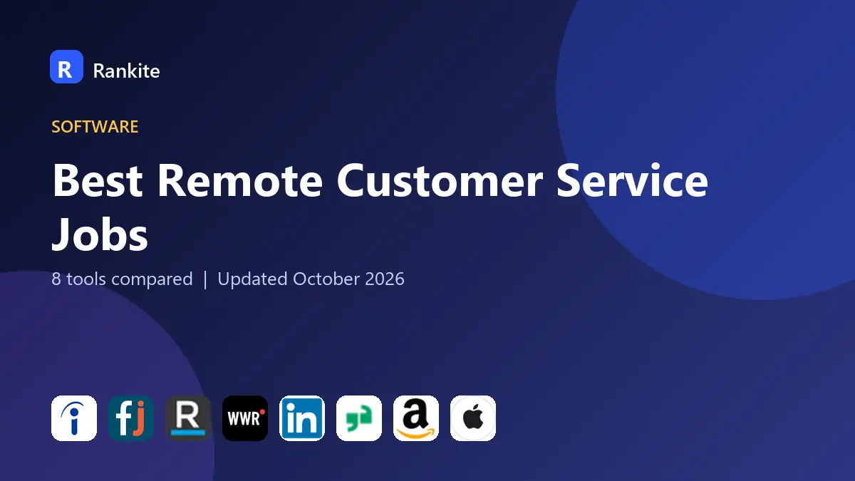 Best Remote Customer Service Jobs in 2026: 8 Places Compared