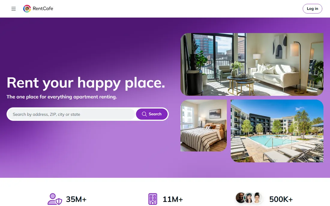 RentCafe homepage