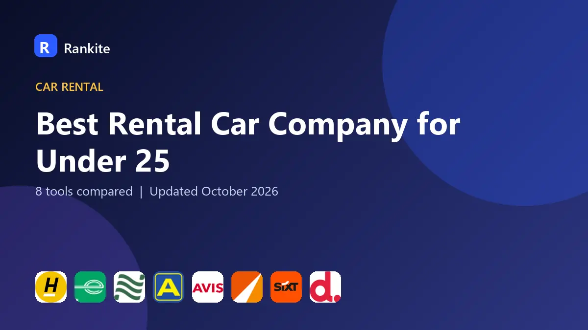 Best Rental Car Company for Under 25 in 2026: 8 Companies Compared