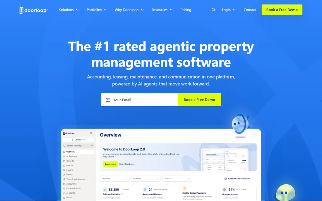 DoorLoop homepage