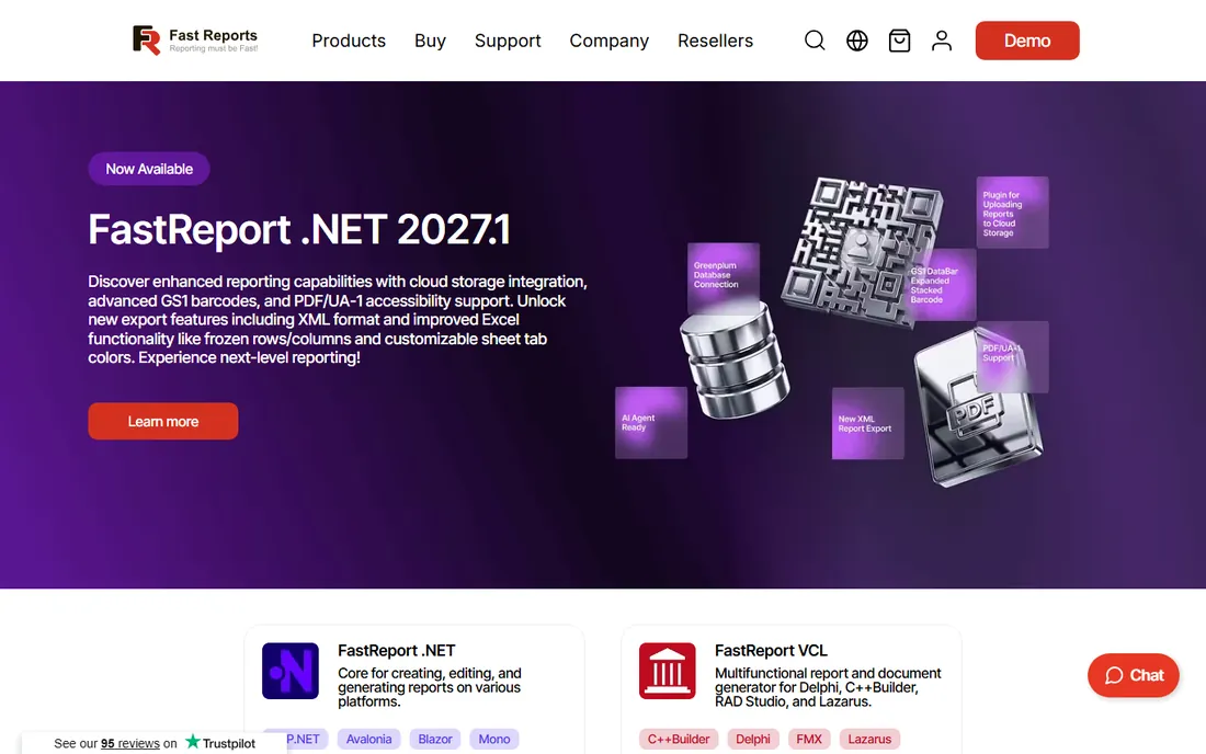 FastReport homepage