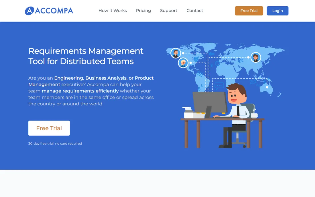 Accompa homepage