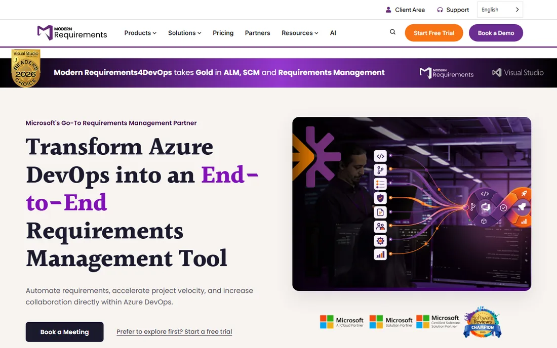 Modern Requirements homepage