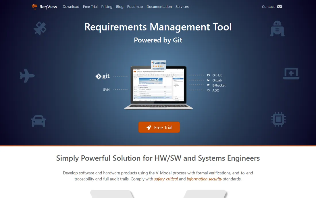ReqView homepage