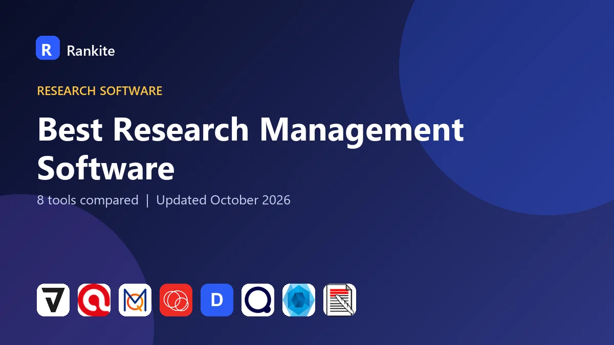 Best Research Management Software: 8 Tools Compared