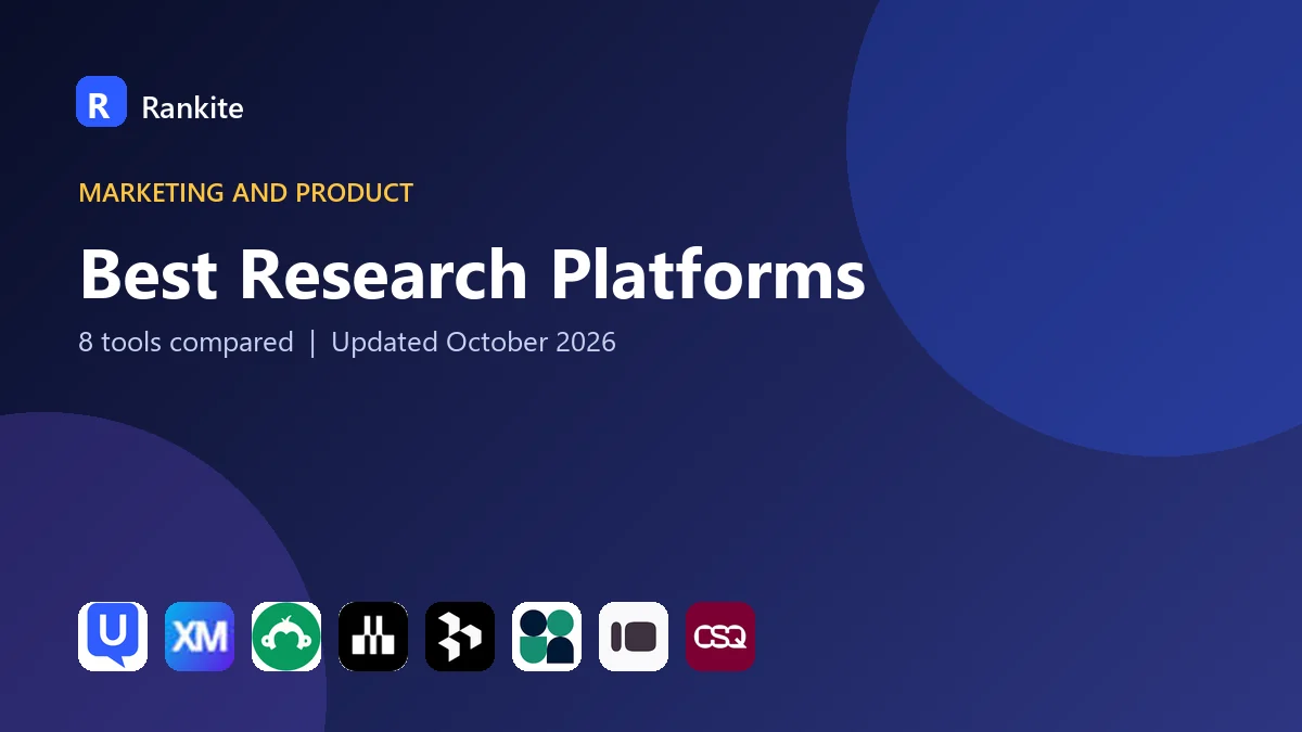Best Research Platforms in 2026: 8 Tools Compared