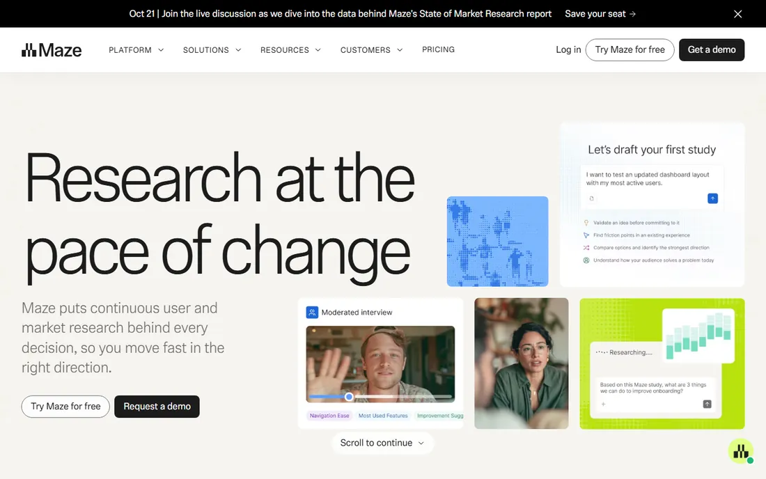 Maze homepage