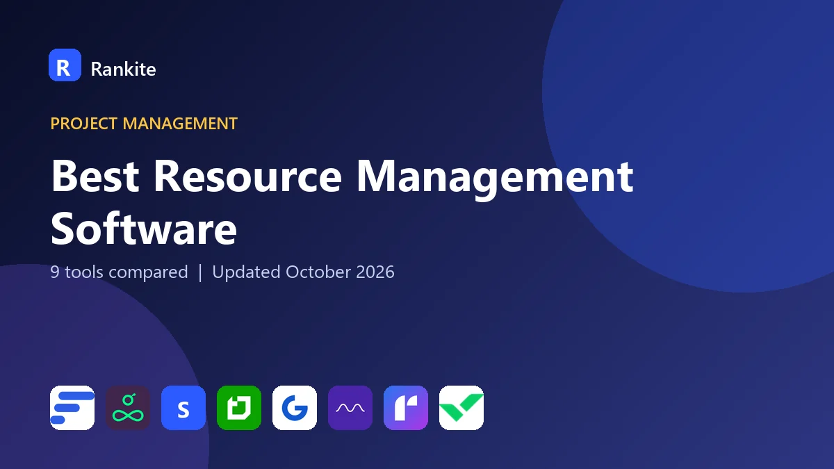 Best Resource Management Software in 2026: 9 Tools Compared