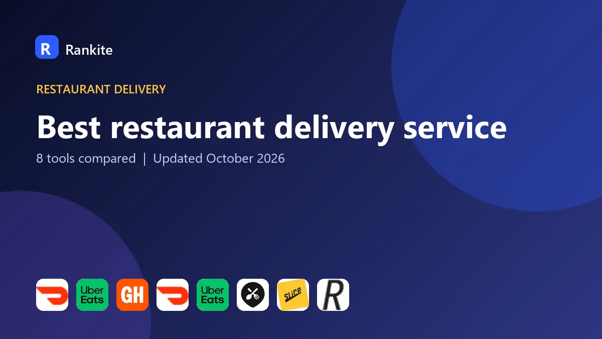 Best restaurant delivery service in 2026: 8 Tools Compared
