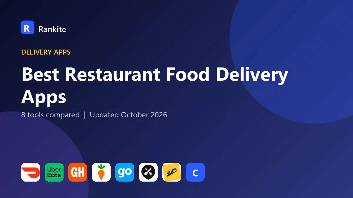 Best Restaurant Food Delivery Apps in 2026: 8 Tools Compared