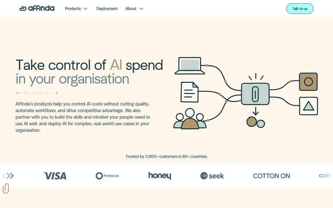 Affinda homepage