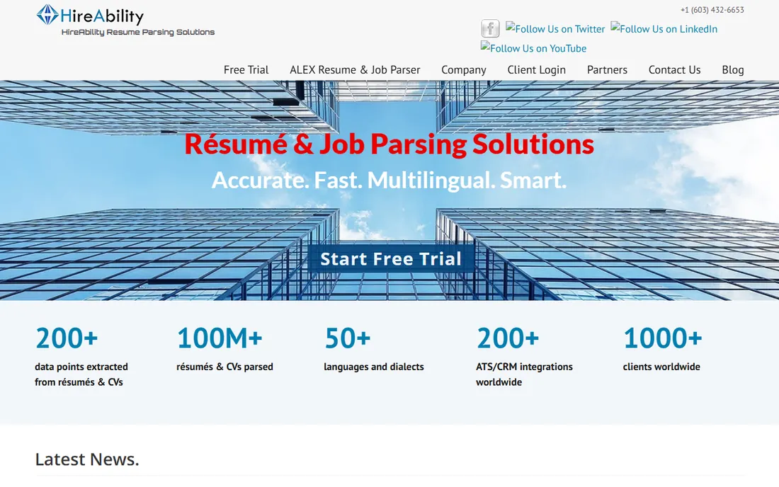 HireAbility homepage