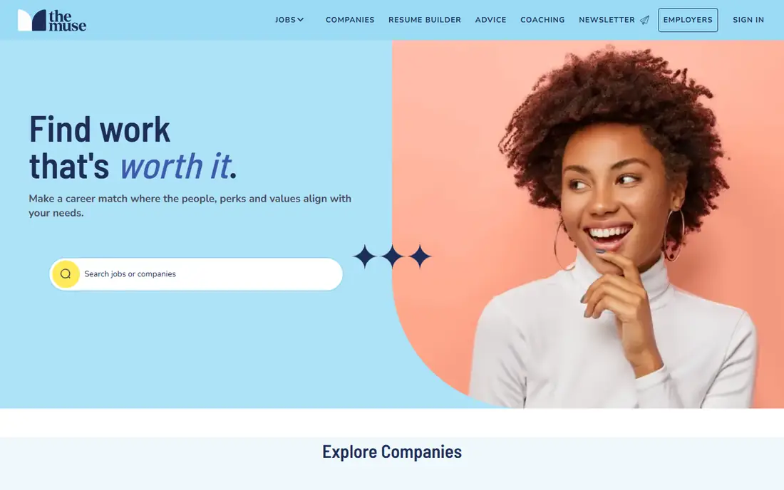 The Muse homepage