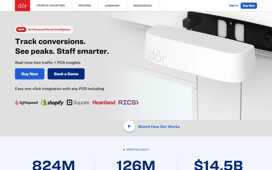 Dor homepage