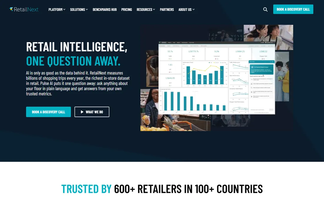 RetailNext homepage