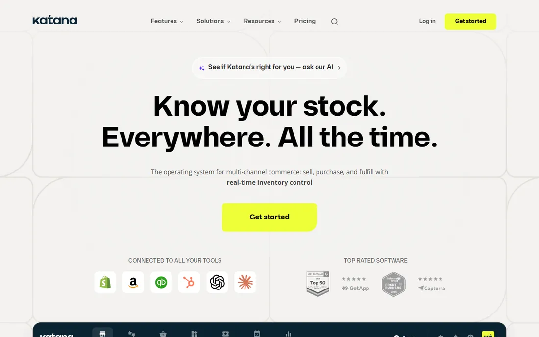 Katana homepage