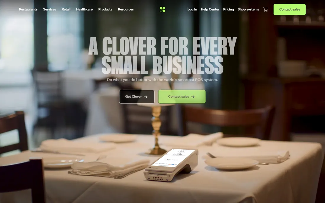 Clover homepage