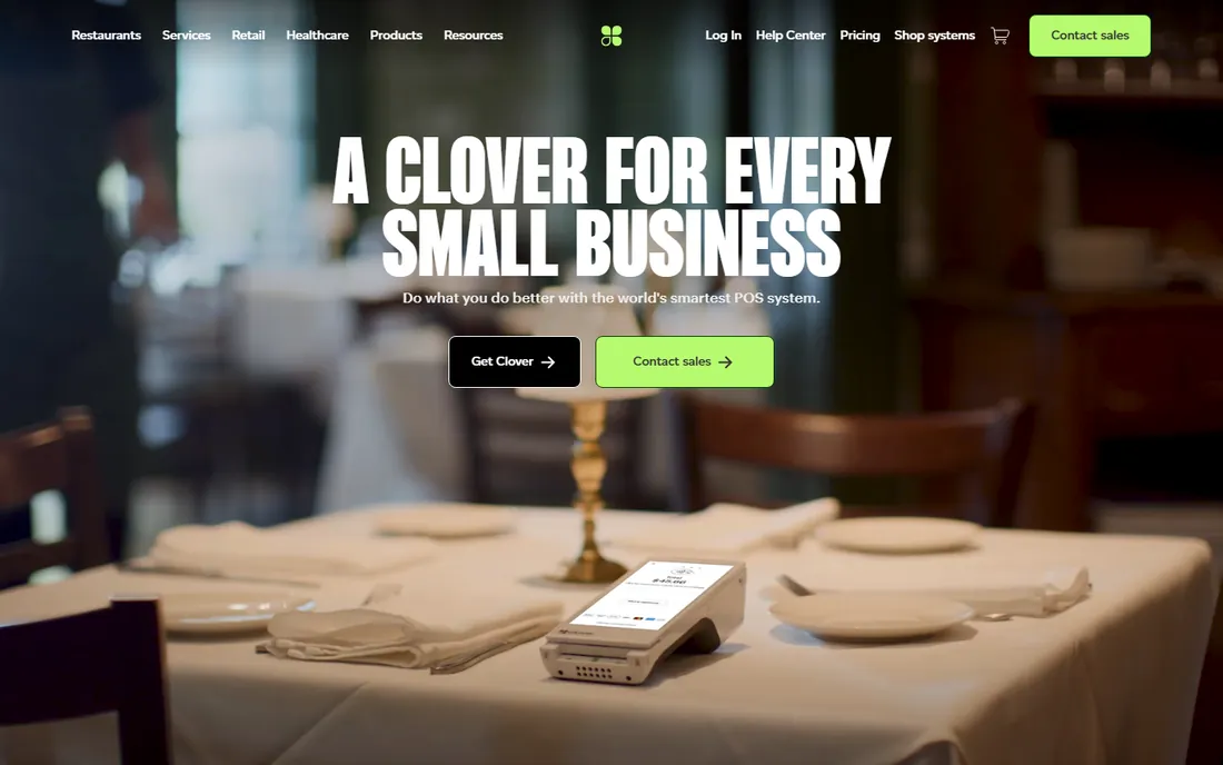 Clover homepage