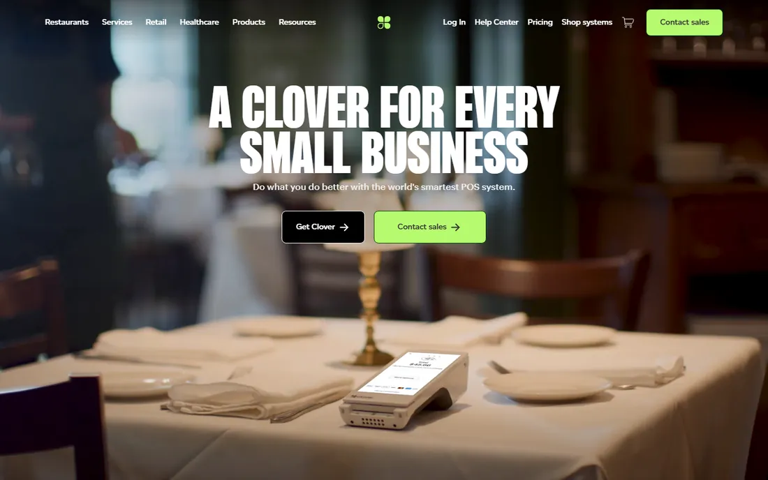 Clover homepage