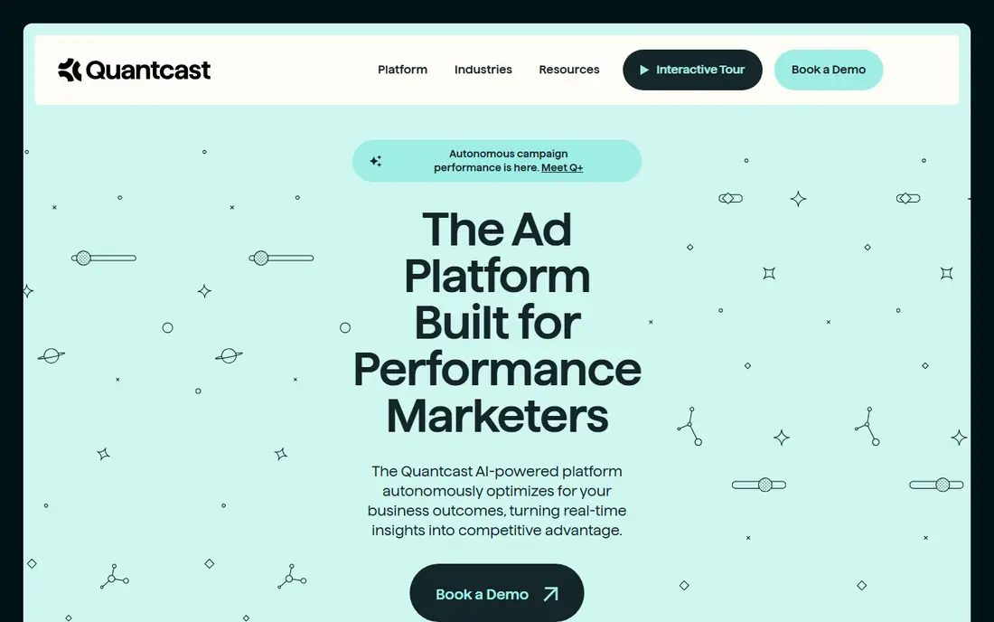 Quantcast homepage