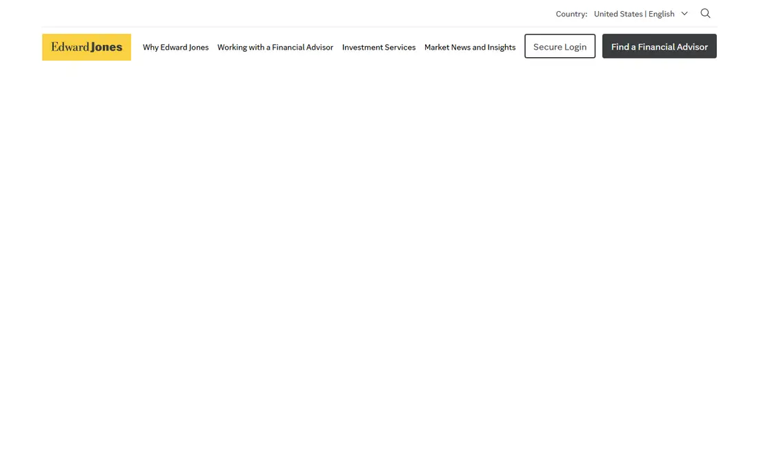 Edward Jones homepage