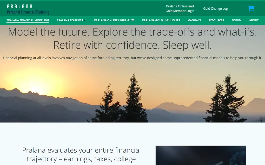 Pralana homepage