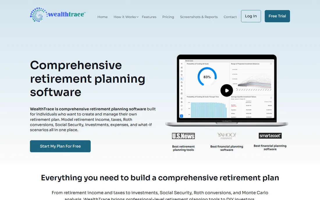 WealthTrace homepage