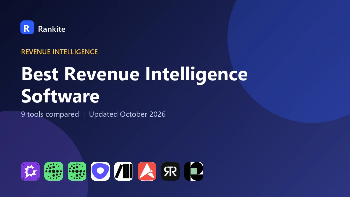 Best Revenue Intelligence Software in 2026: 9 Tools Compared
