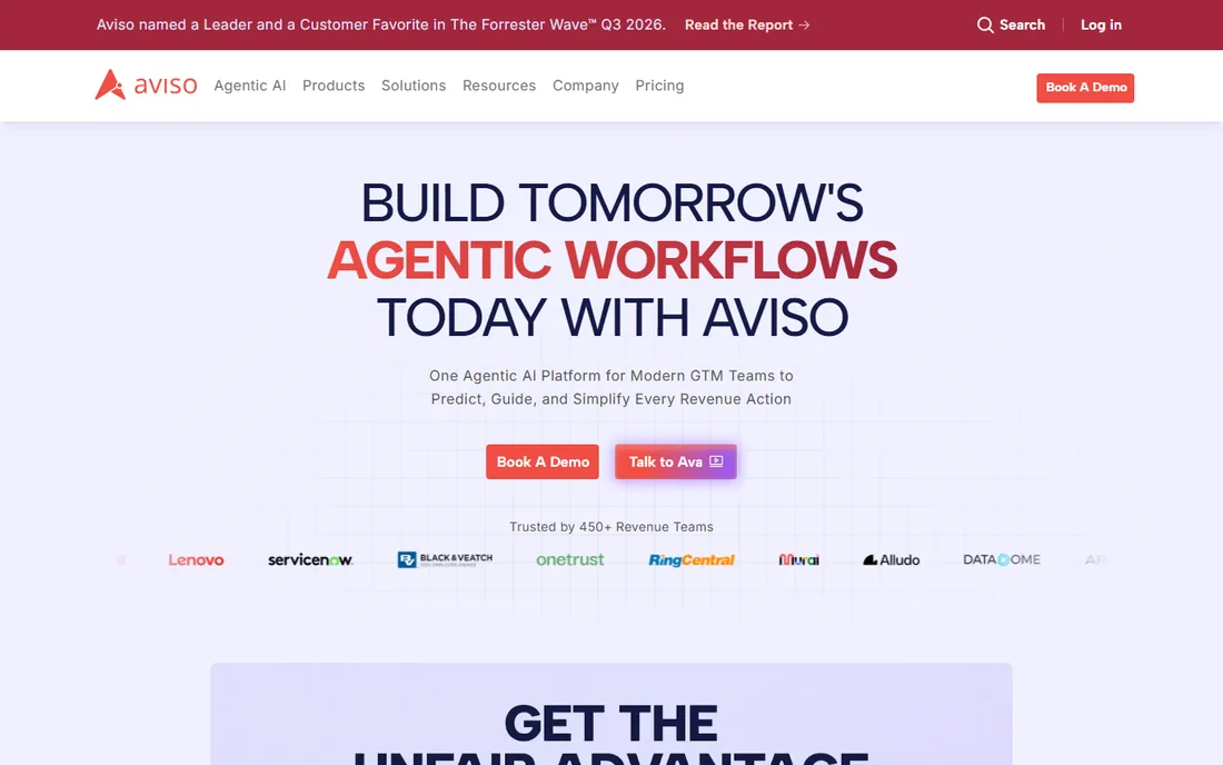 Aviso homepage