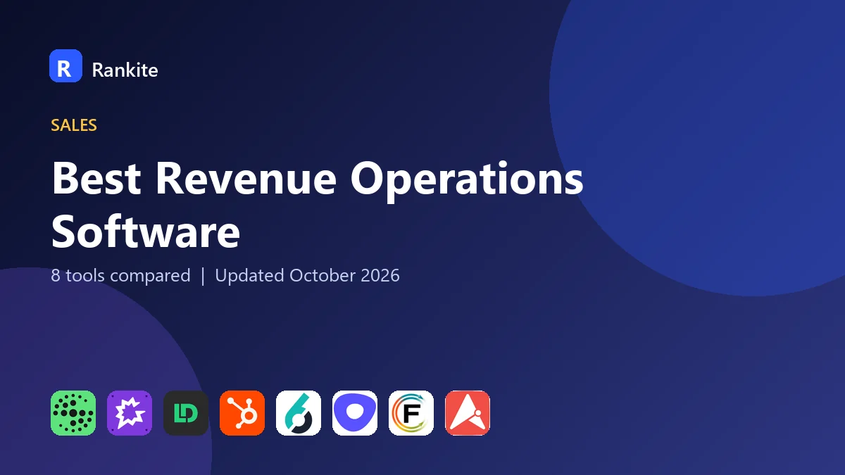 Best Revenue Operations Software in 2026: 8 Tools Compared