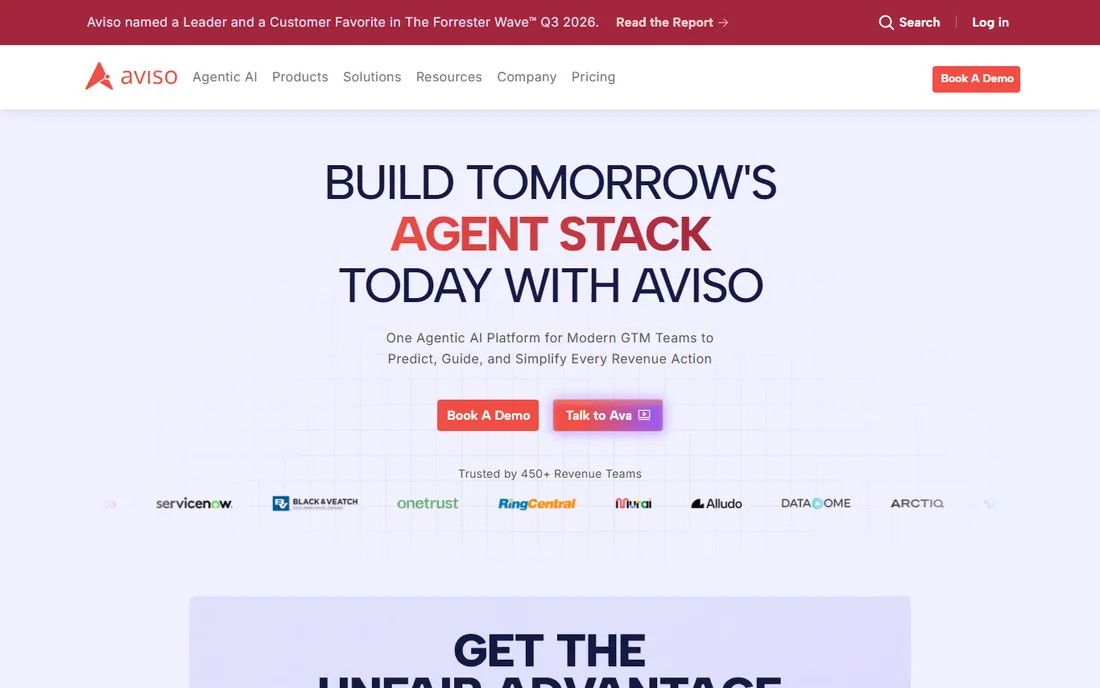 Aviso homepage