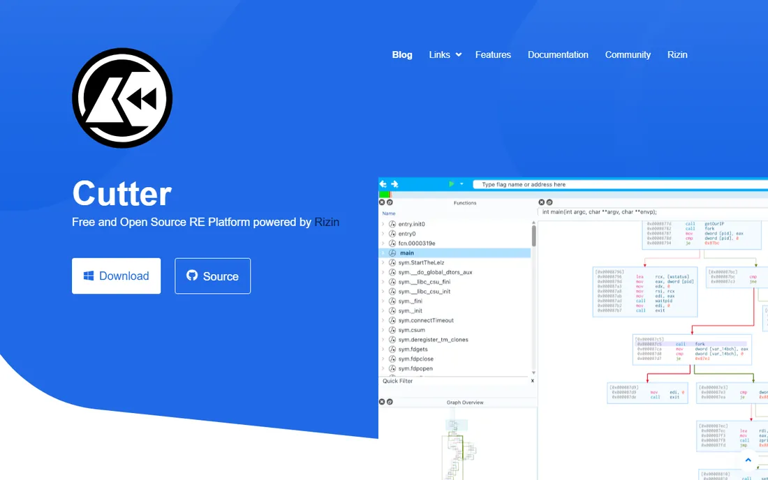 Cutter homepage