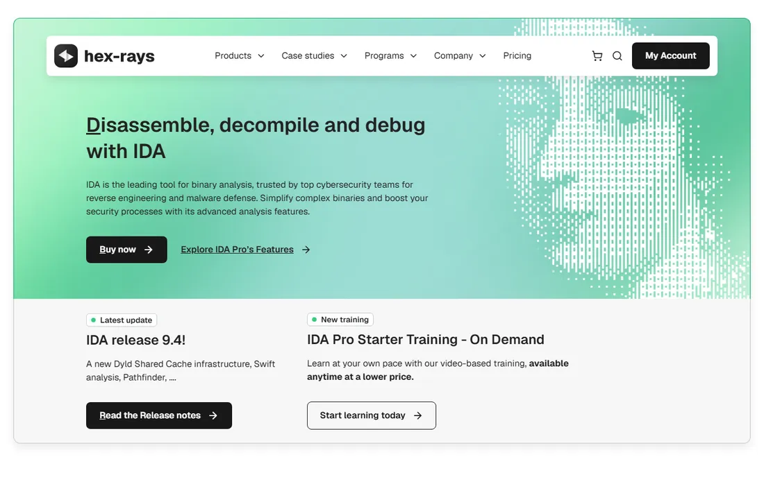 IDA Pro homepage