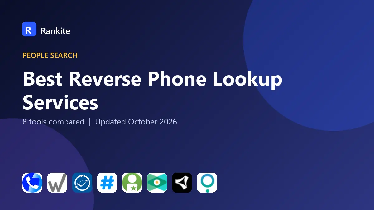 Best Reverse Phone Lookup Services in 2026: 8 Services Compared