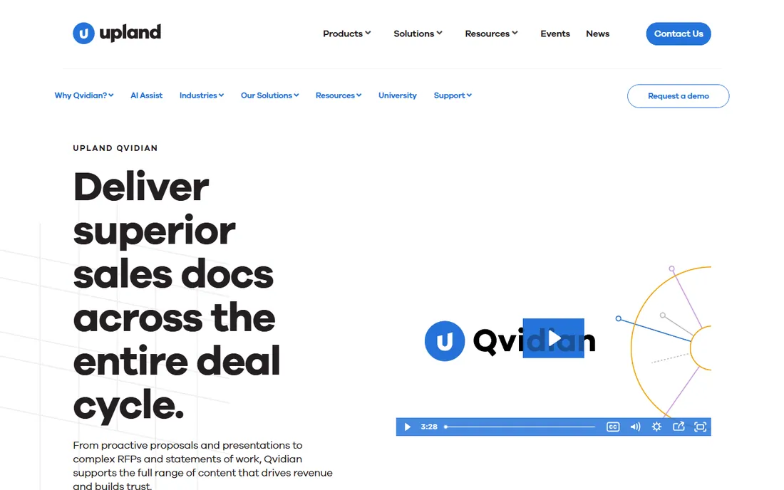 Qvidian homepage