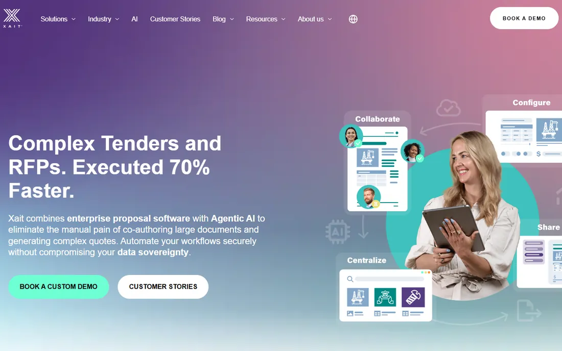 Xait homepage