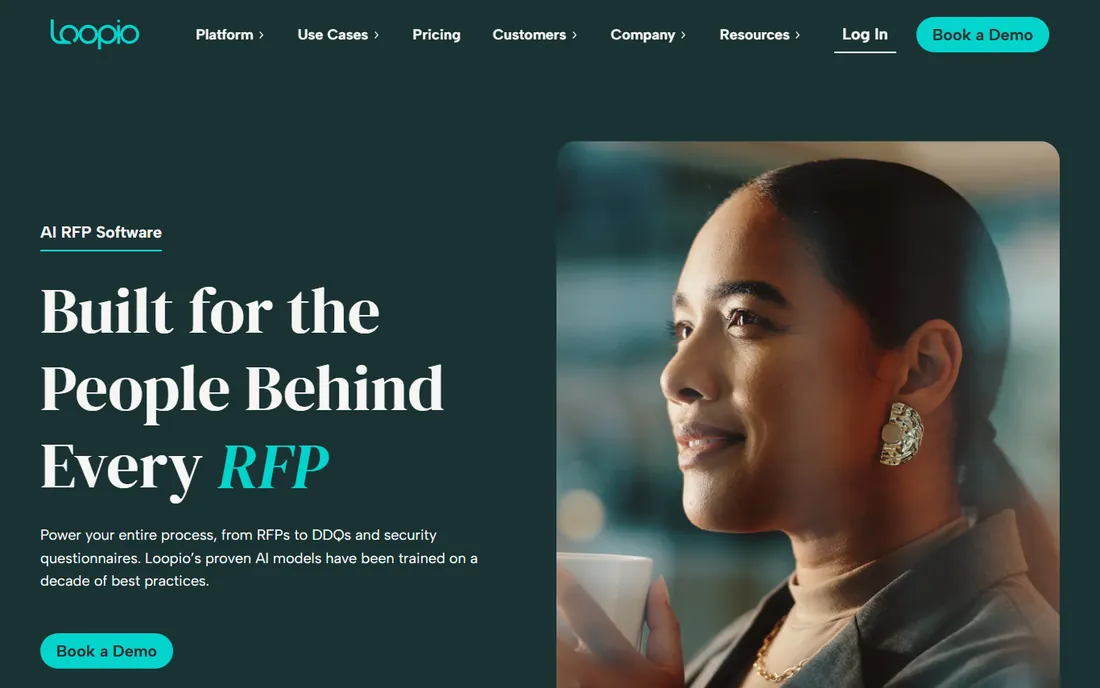 Loopio homepage