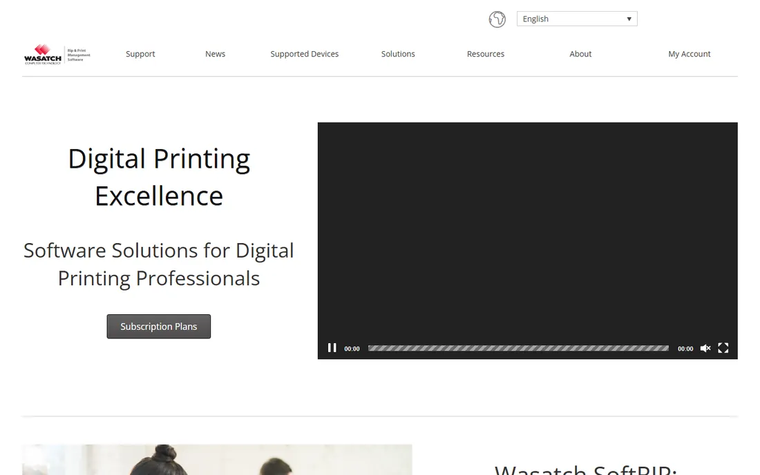 Wasatch SoftRIP homepage