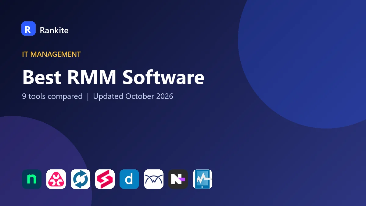 Best RMM Software in 2026: 9 Tools Compared