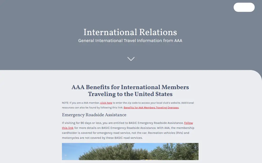 AAA homepage